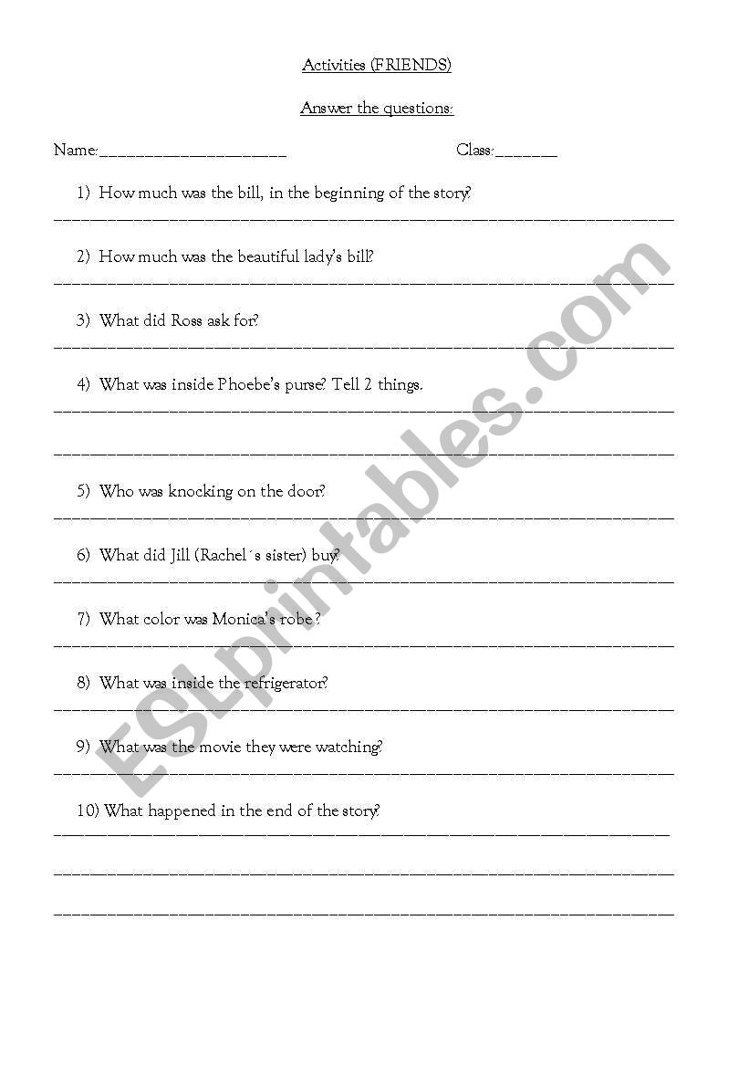 Friendīs activities 1st season, 1st and 2nd episodes Friendīs activities 1st season, 1st and 2nd episodes