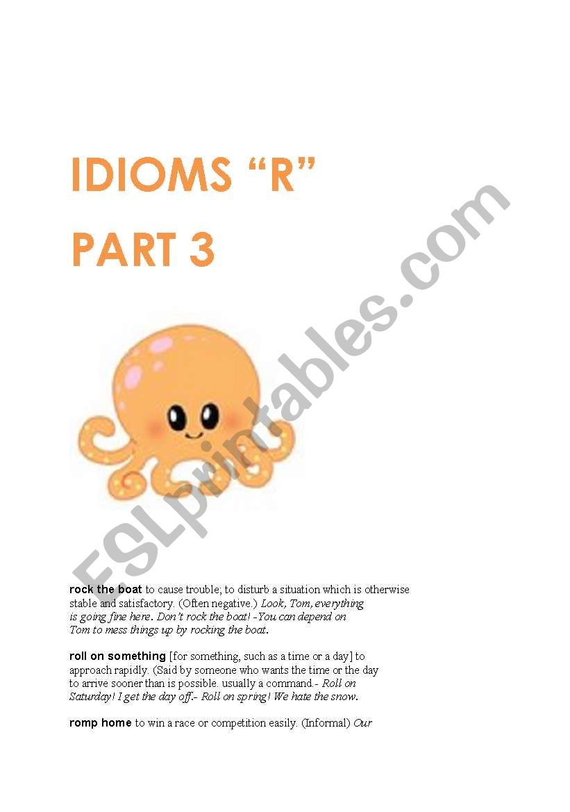 IDIOMS 