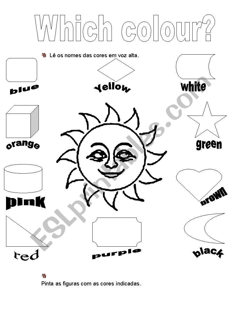Which colour? worksheet