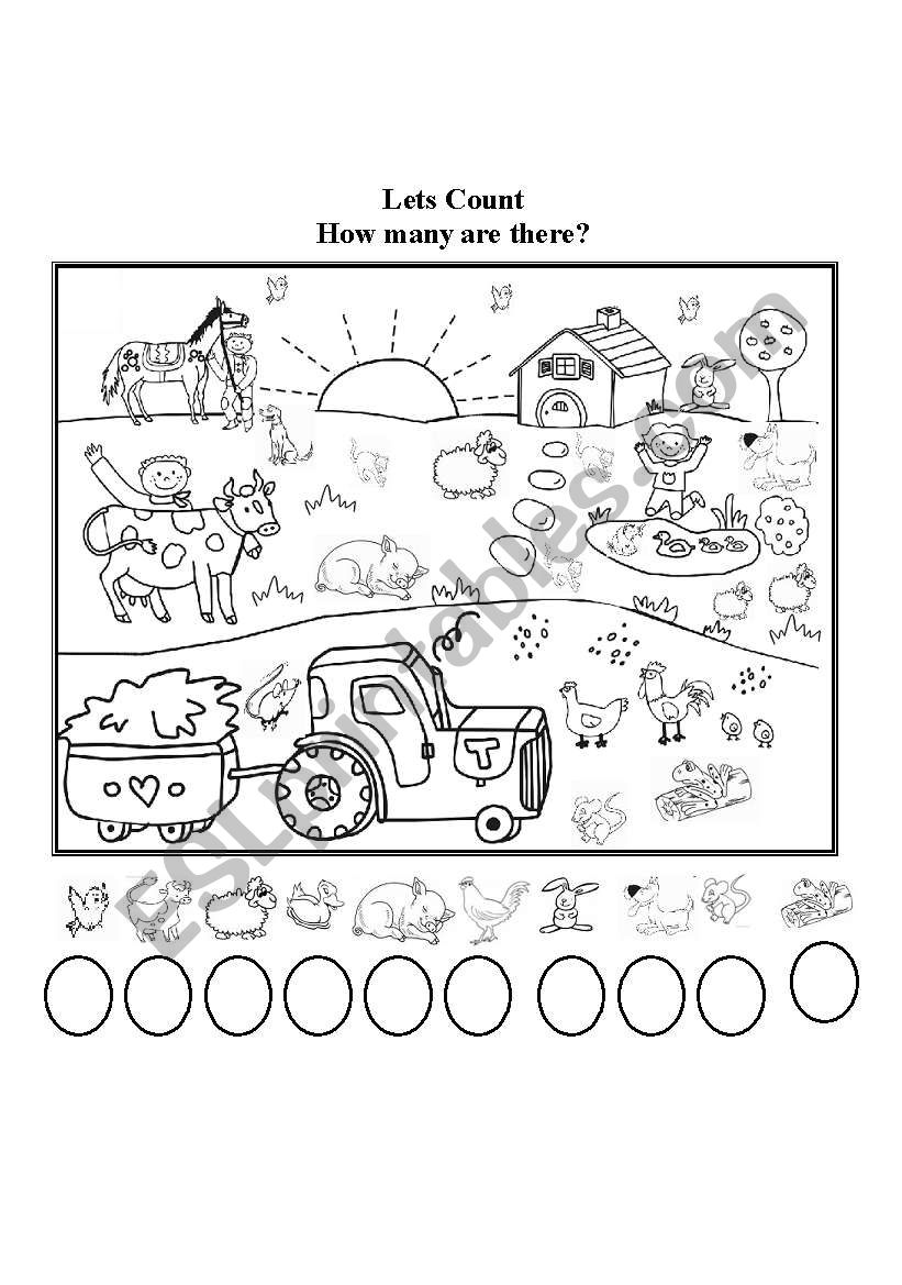 How many are there? worksheet