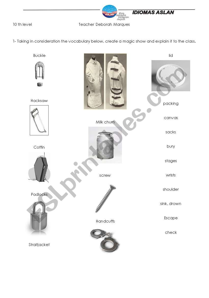 Magic Trick  worksheet