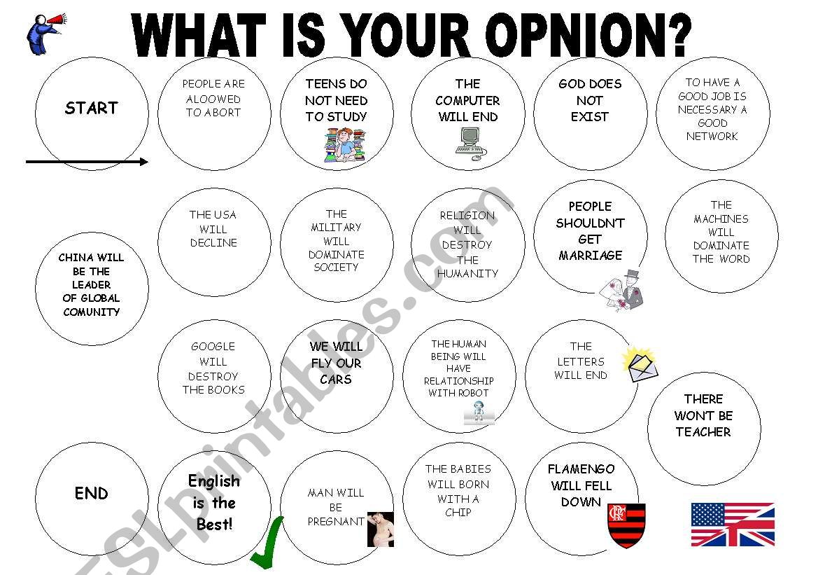 What is your opinon? worksheet