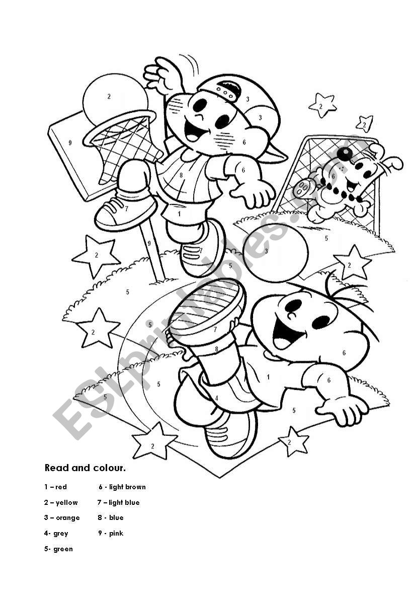 Paint the picture worksheet