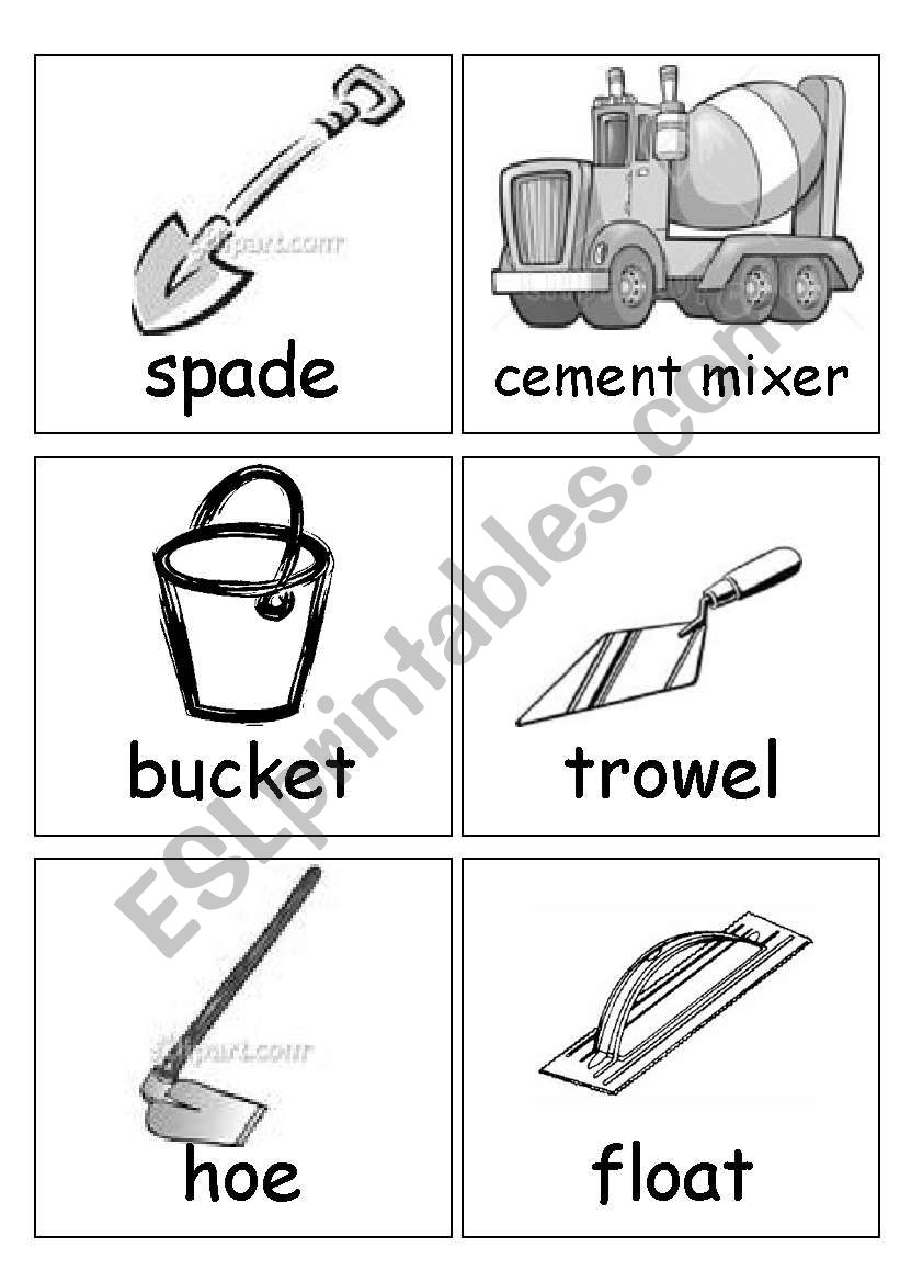 masonÂ´s tools worksheet