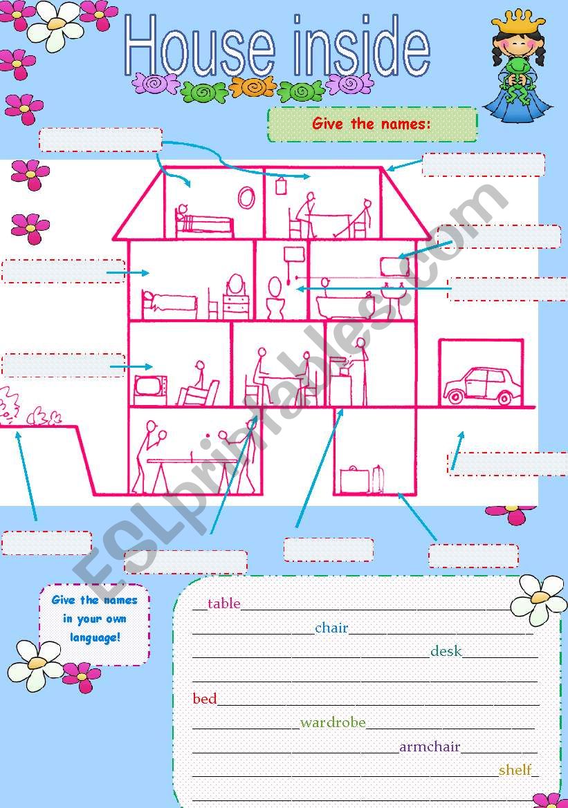 house worksheet