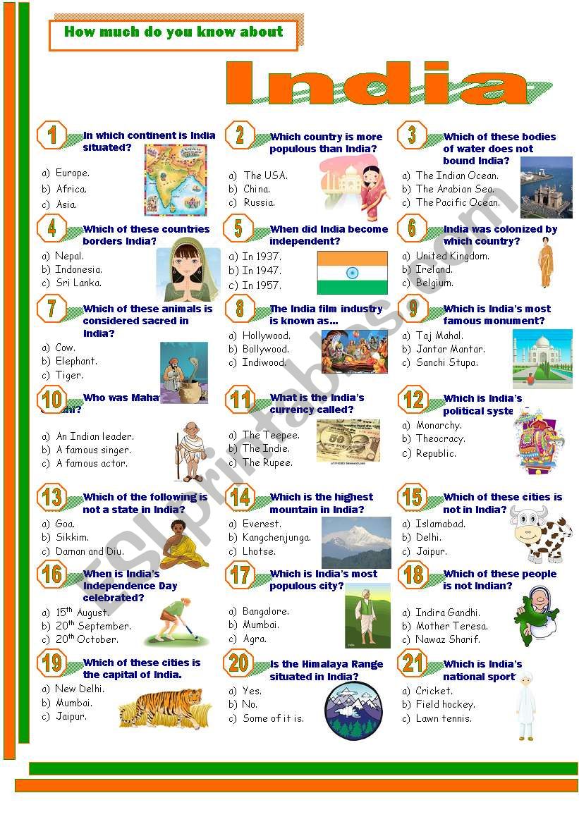 india-esl-worksheet-by-jayce