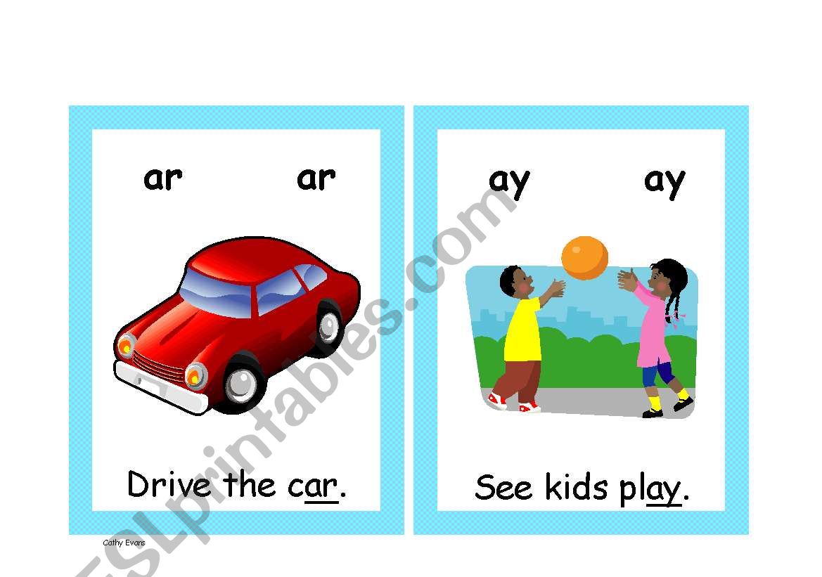 Picture Clues and Sounds Charts set 1