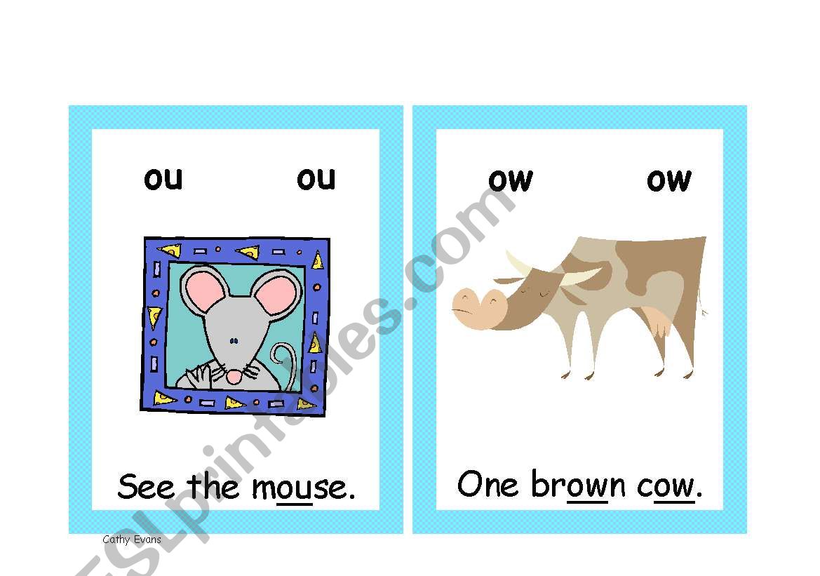 Picture Clues Sound Charts set 2