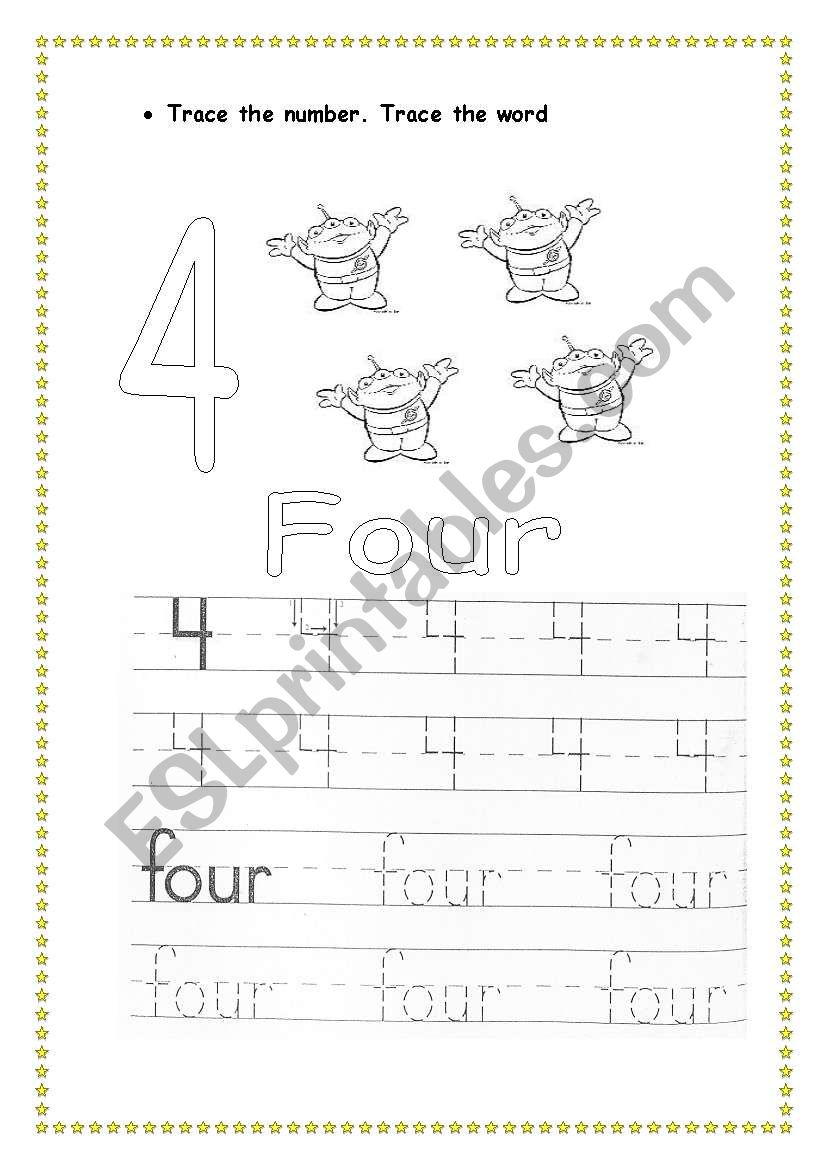 Four worksheet