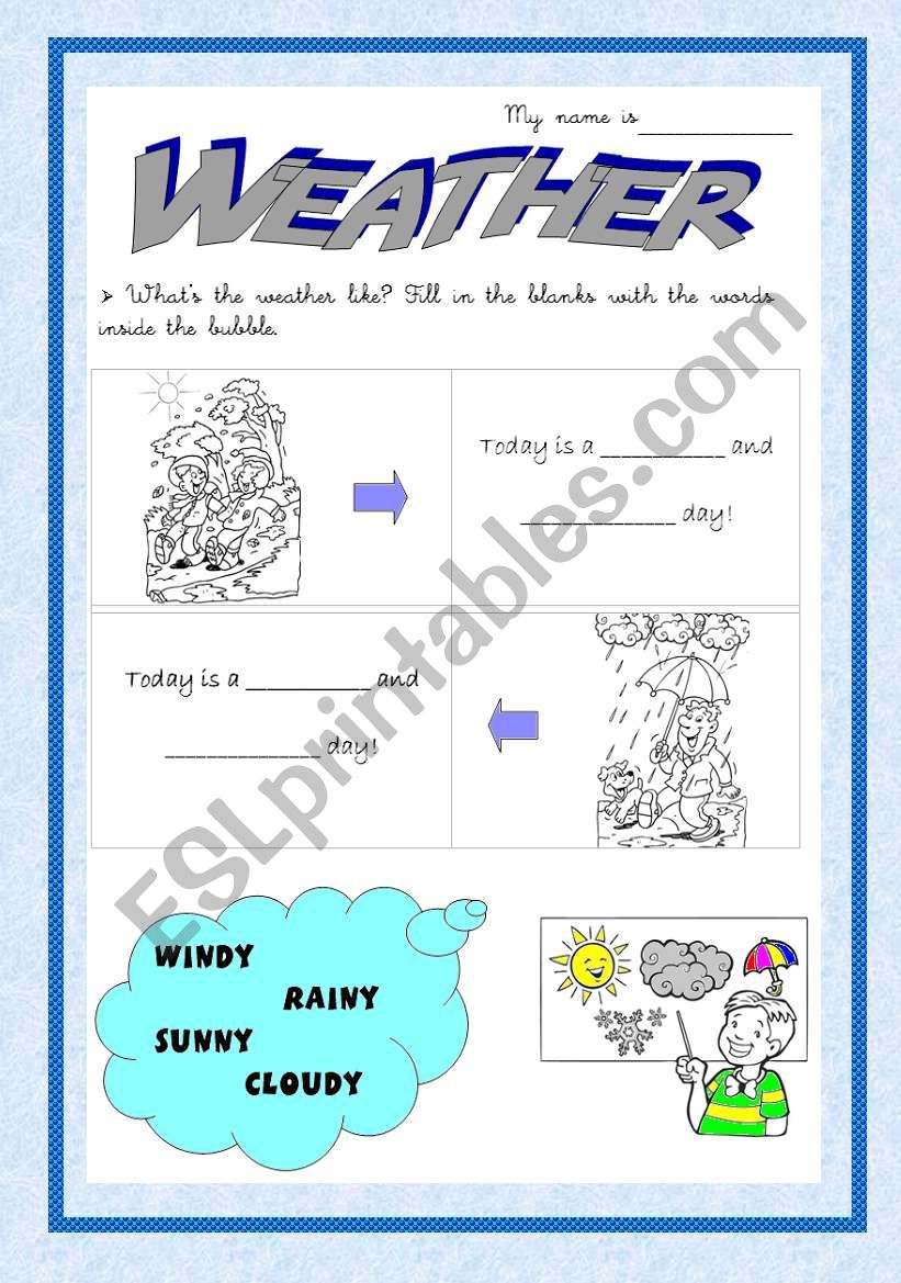 The weather worksheet