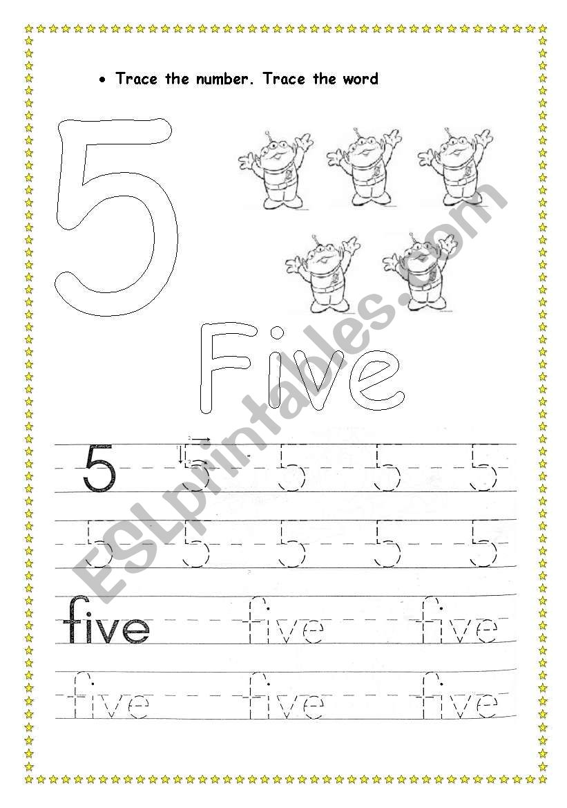 five worksheet