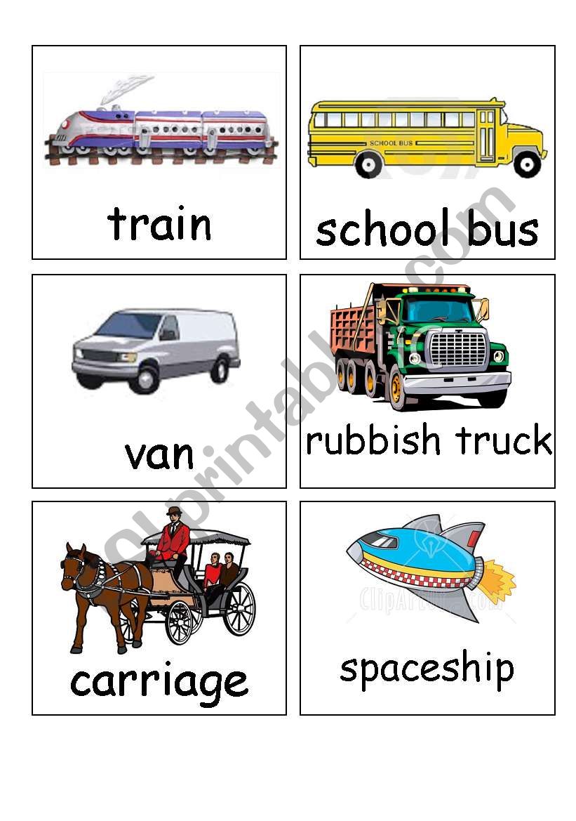 transport worksheet