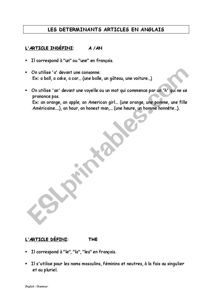 To be worksheet