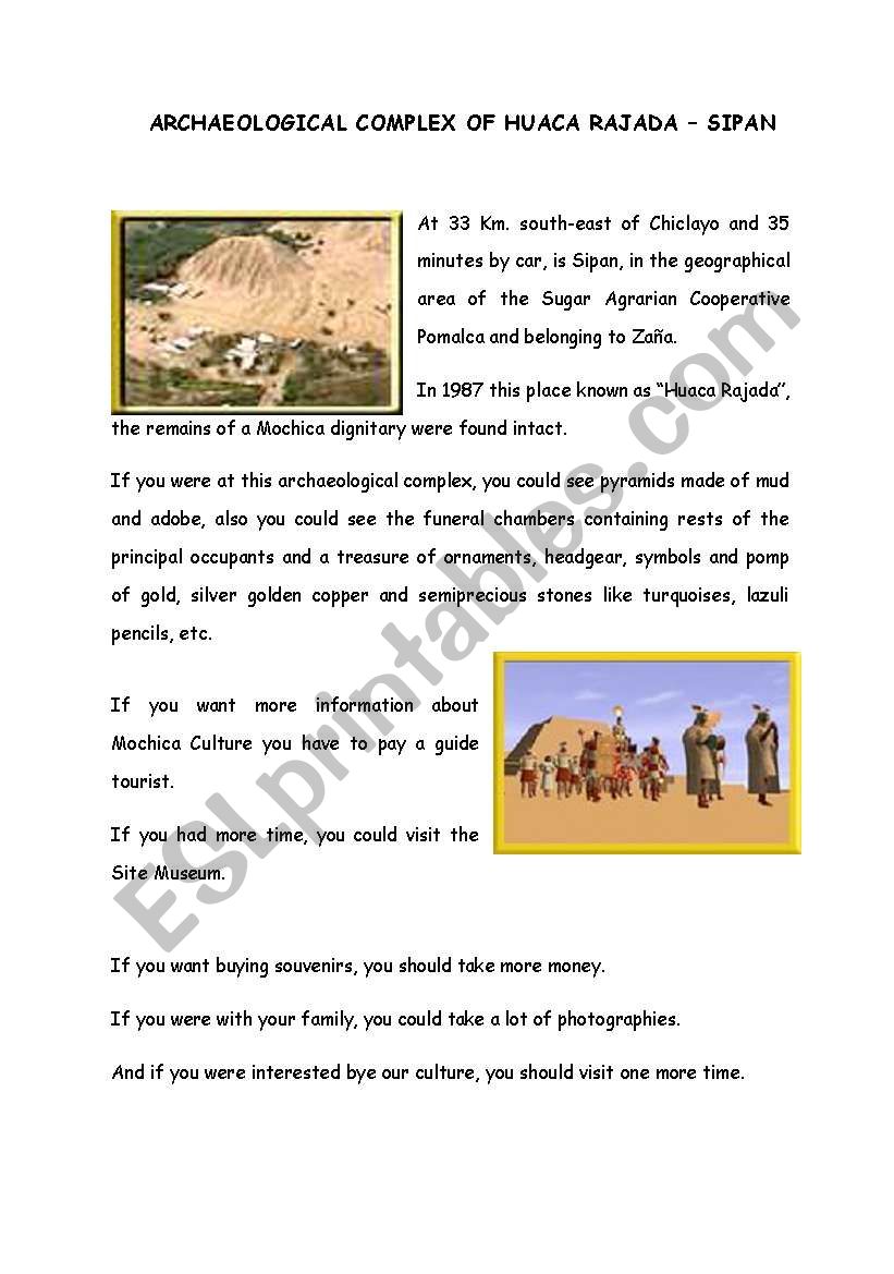 Archaeological Complex worksheet