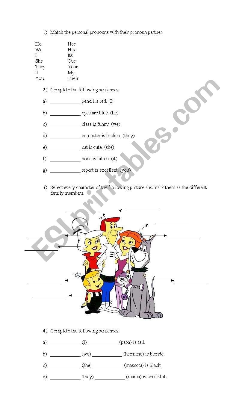 family worksheet