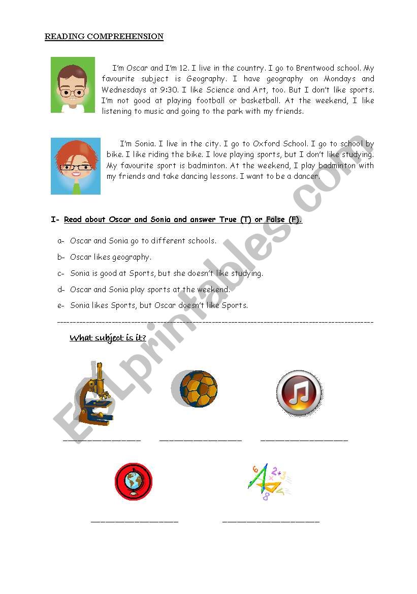 Mixed exercises worksheet