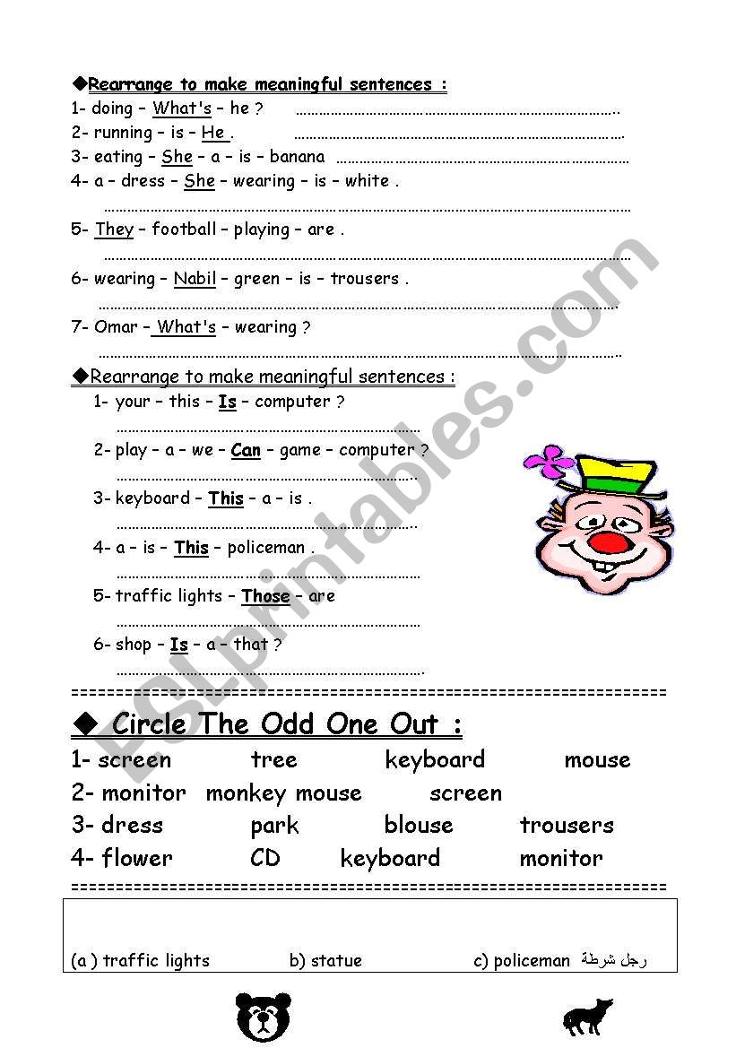 simple exercises  worksheet