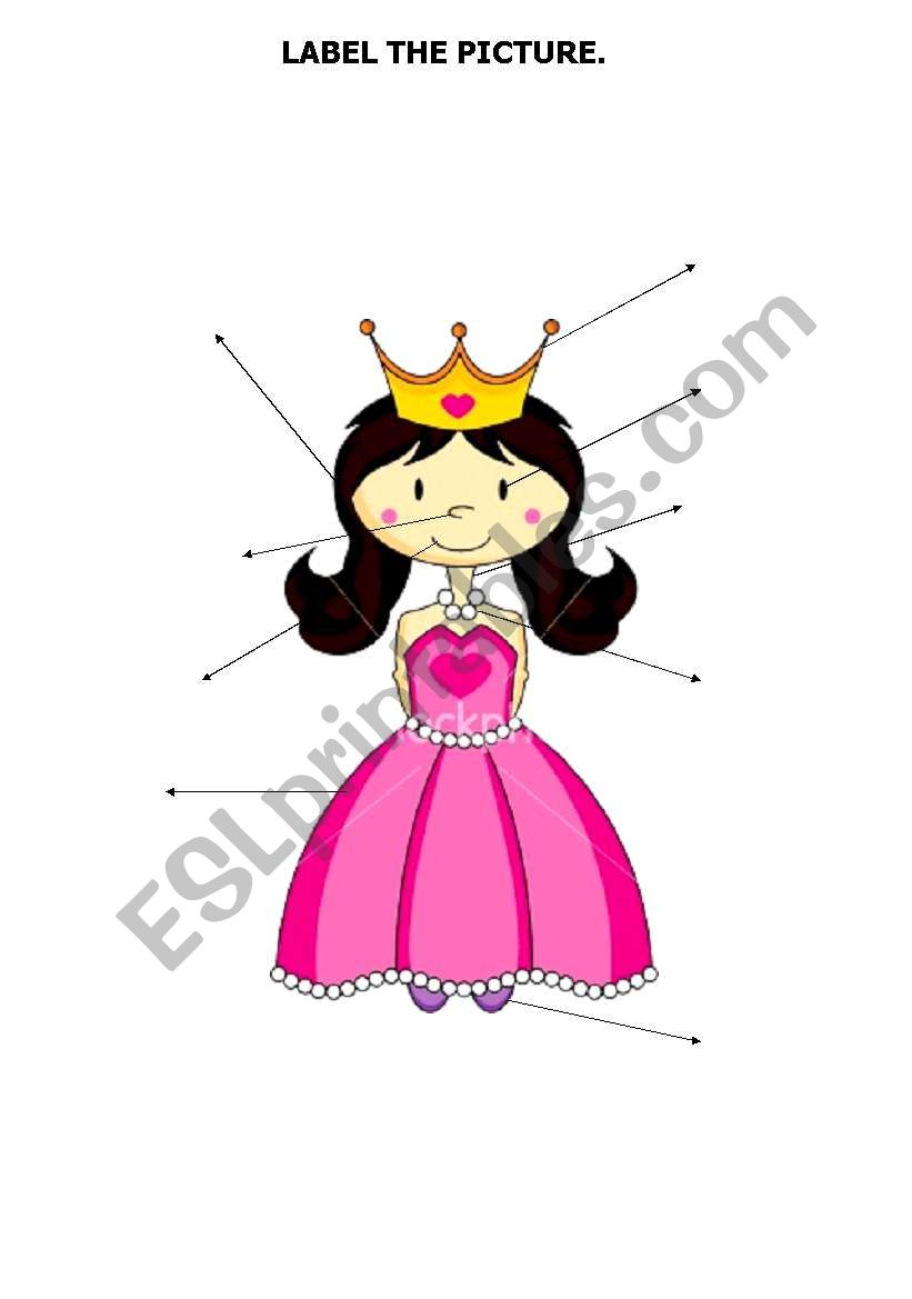 Little princess worksheet