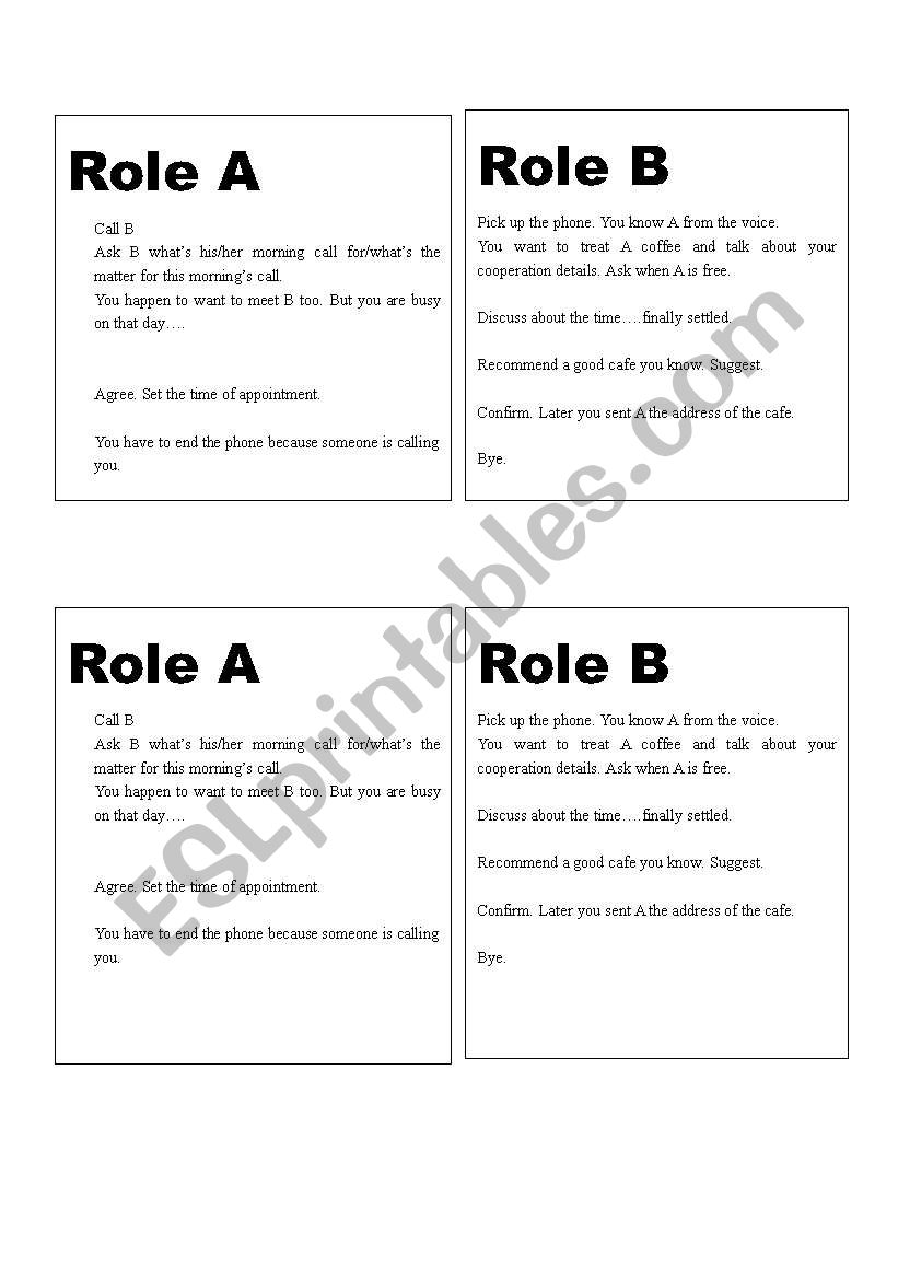 telephone conversation worksheet