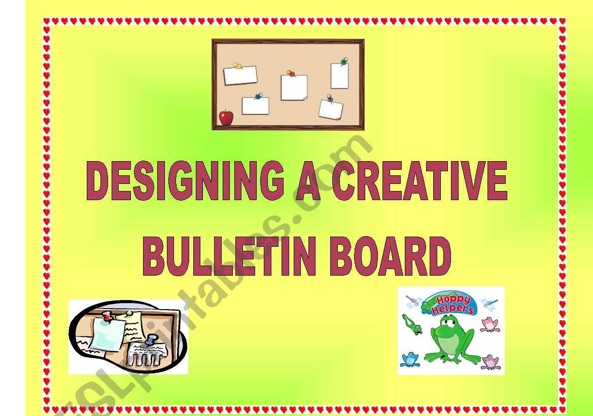 BULLETIN BOARD! worksheet