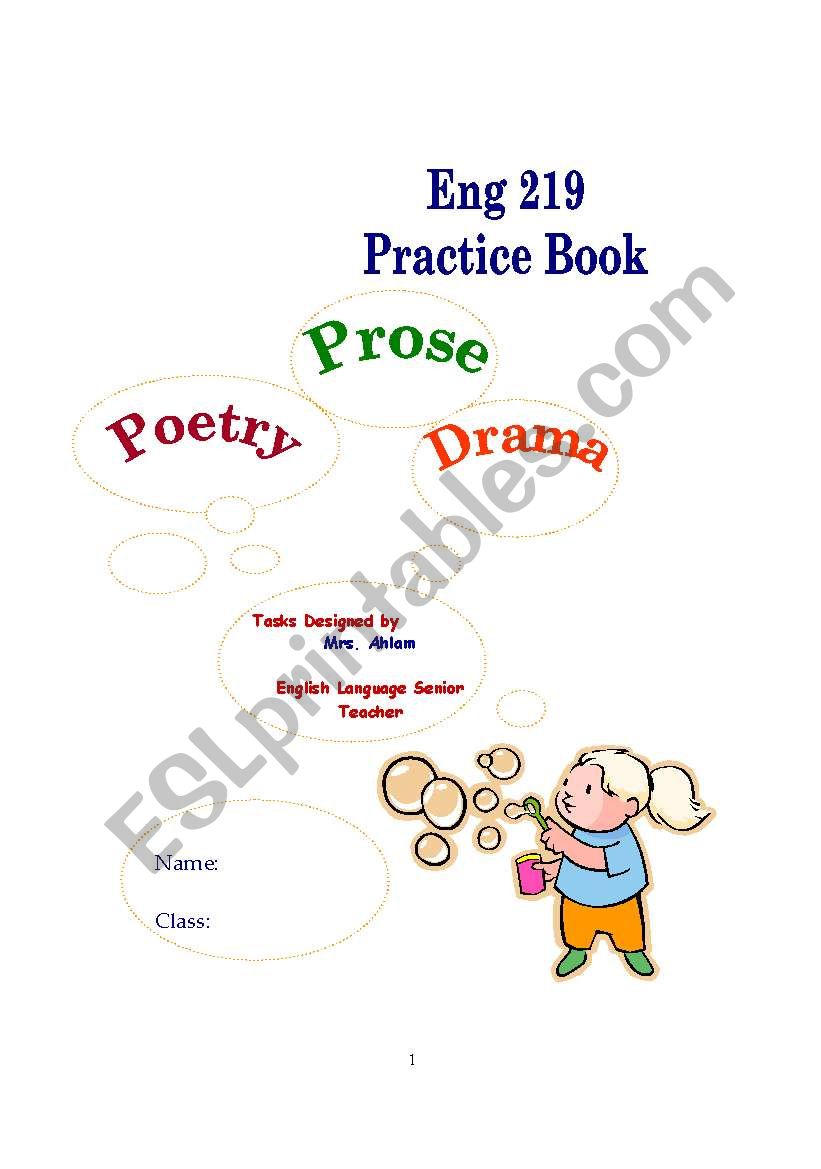  Literature Practice Book  worksheet
