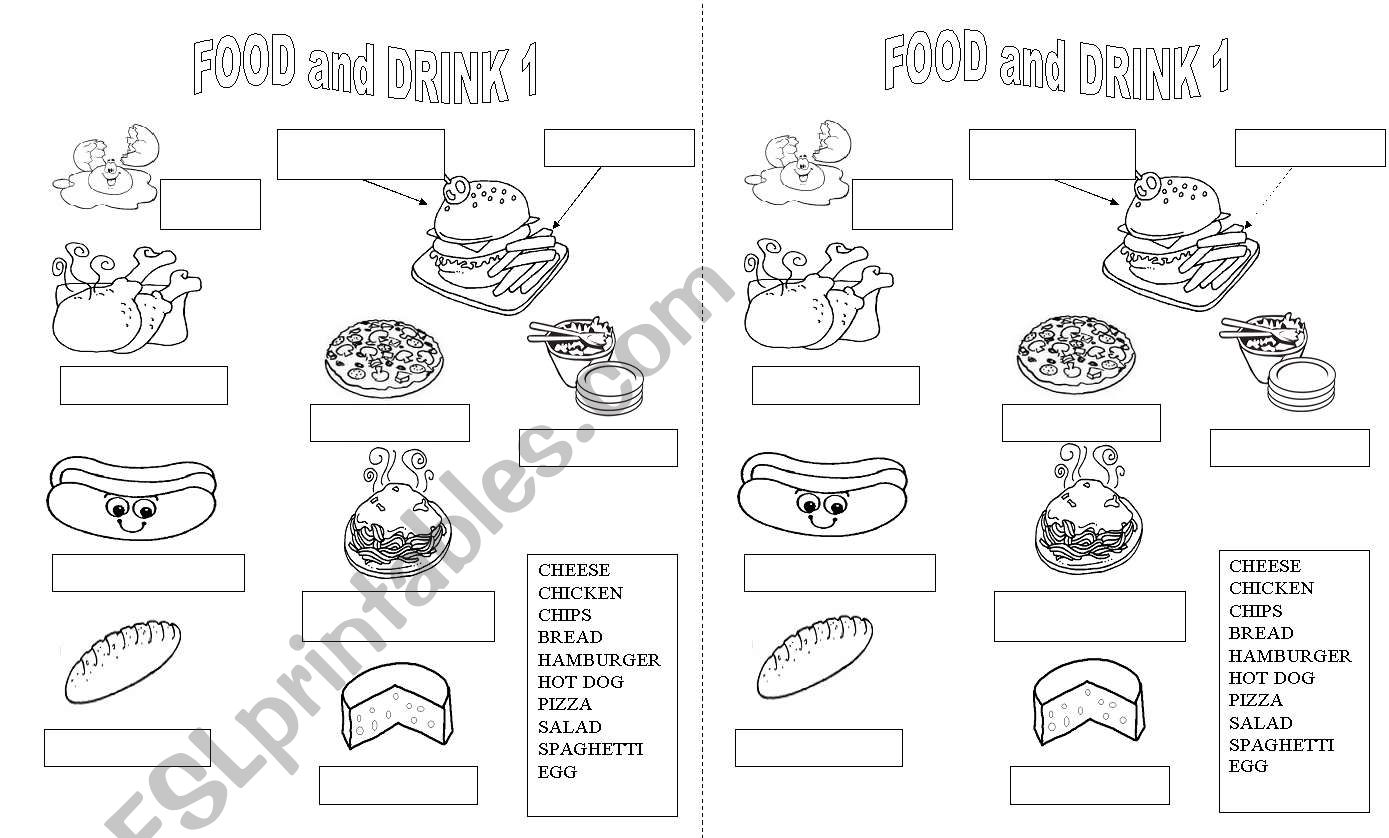 Food and Drink 1  worksheet