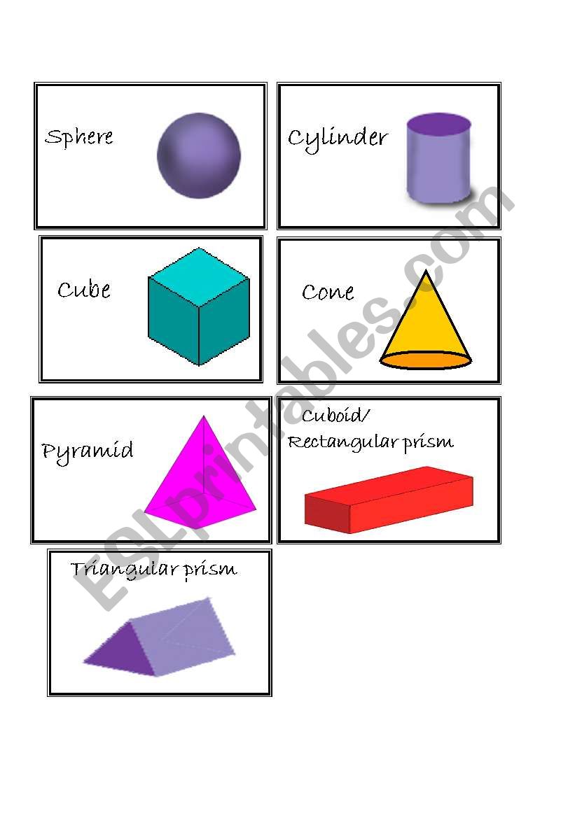 shapes worksheet