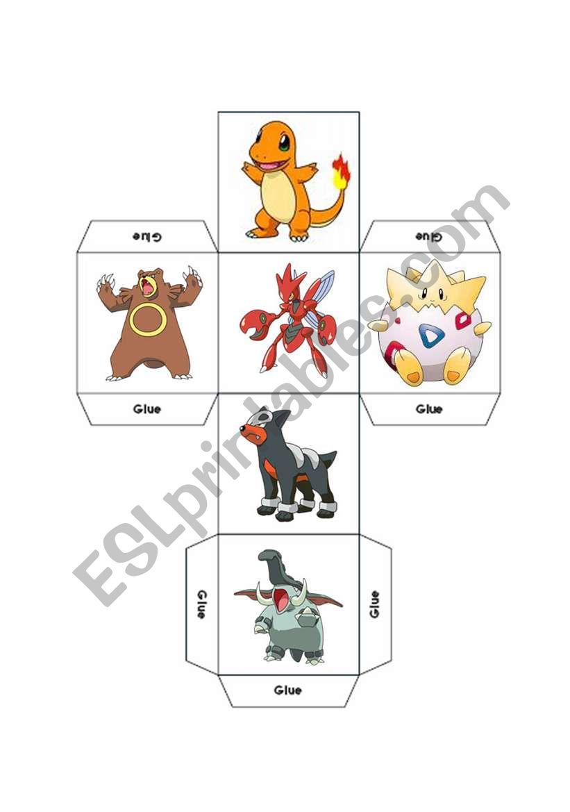 DICE - LEARNING COLOURS THROUGH POKEMON PART 1