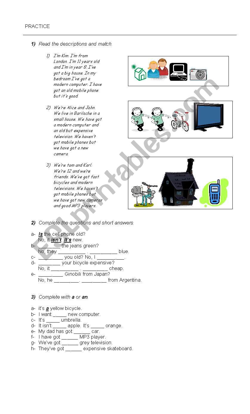 practice worksheet worksheet