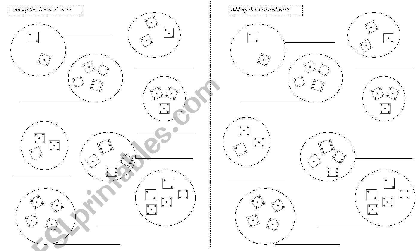 Numbers from 1-20 worksheet