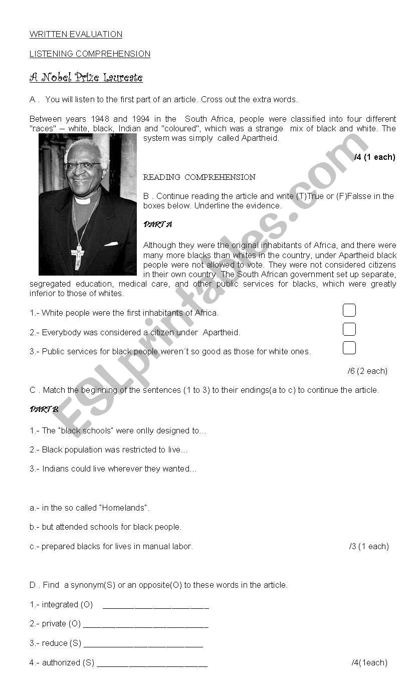 worksheet  for human rights  worksheet