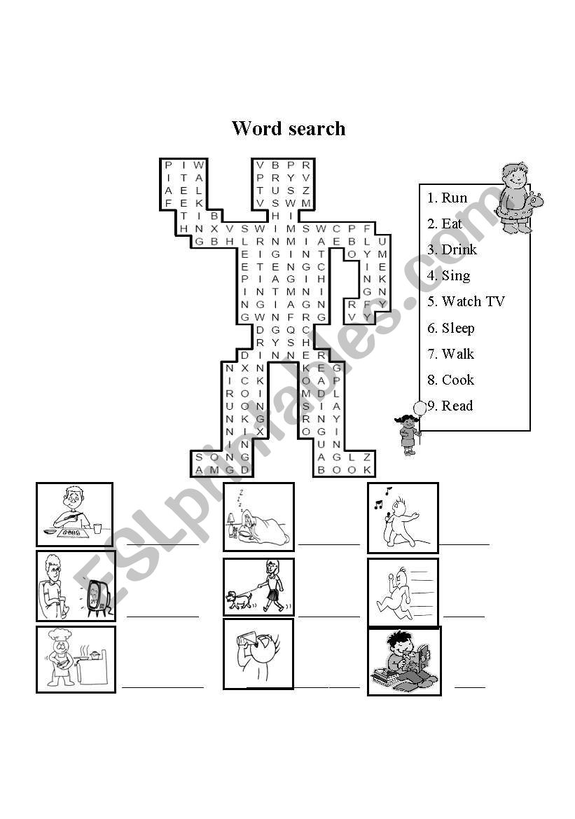 actions worksheet