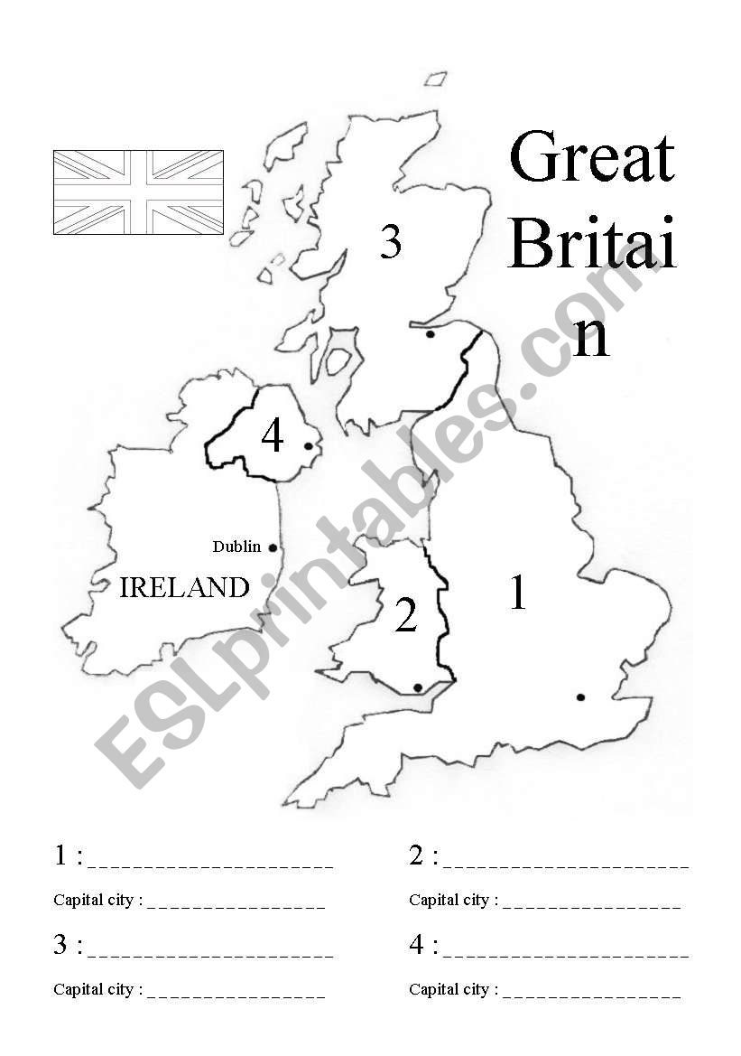 Great Britain worksheet