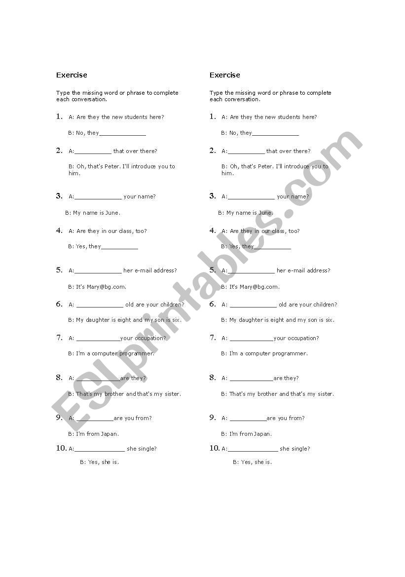 simple present worksheet