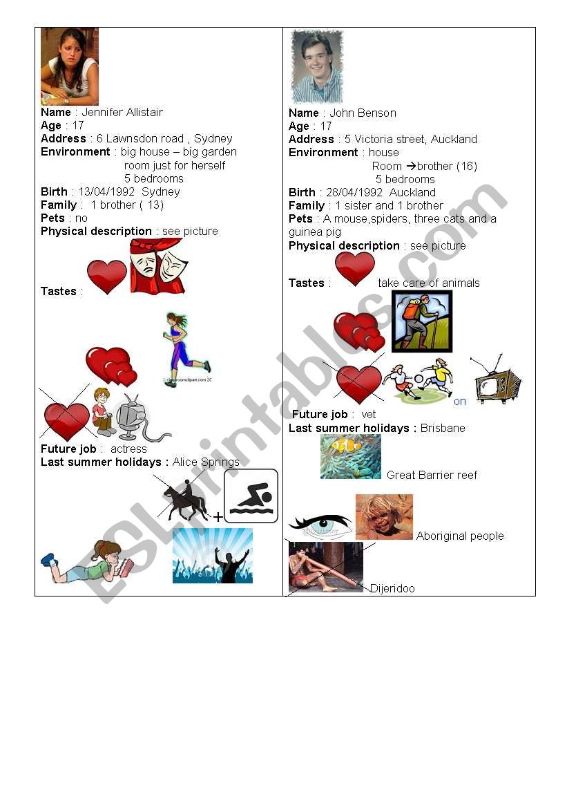 introduce yourself 3/4 worksheet