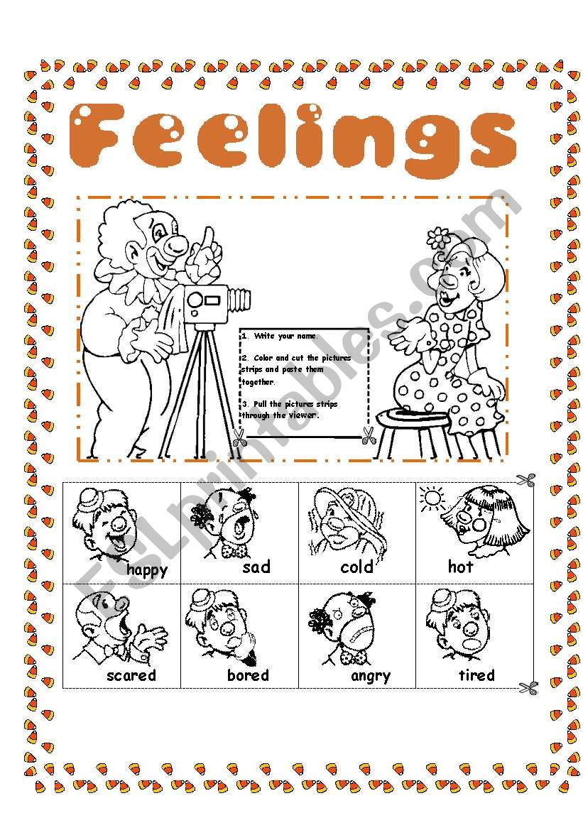 feelings worksheet