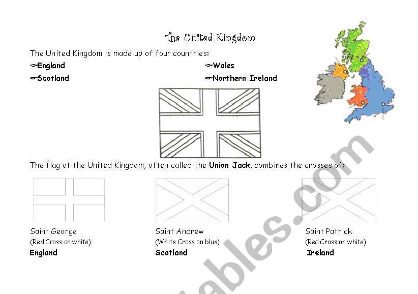 The United Kingdom worksheet