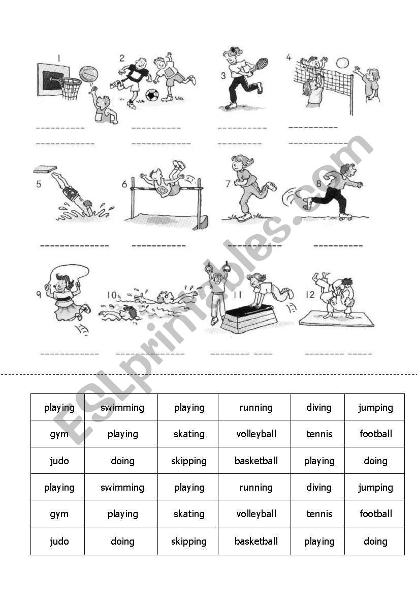 What are they doing? worksheet