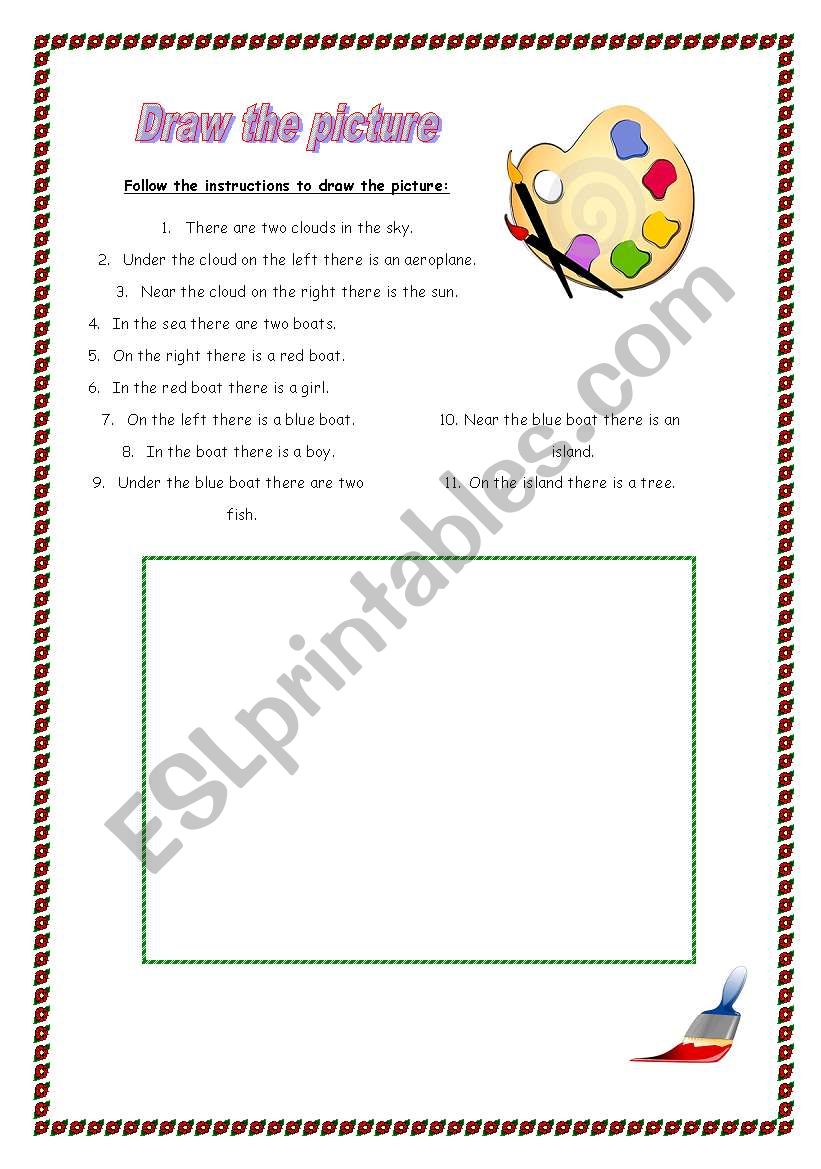 Draw the picture worksheet