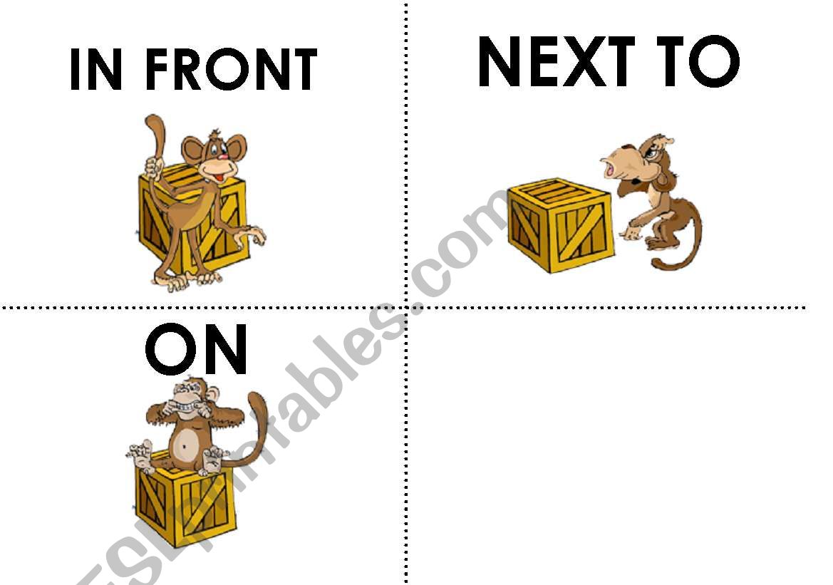 Prepositions worksheet