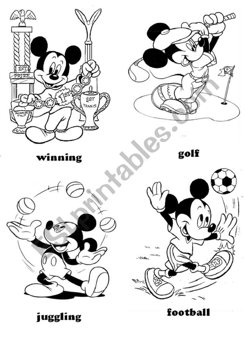 sports - Mickey Mouse (part 1)