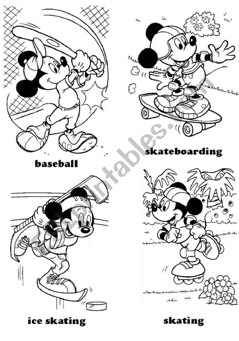 sports - Mickey Mouse (part 2)