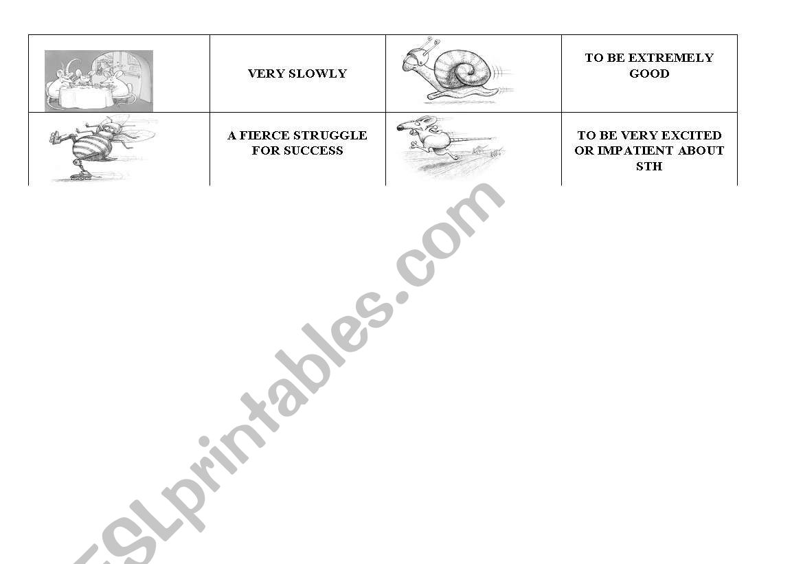 The Idiom Jungle- Part 1 worksheet