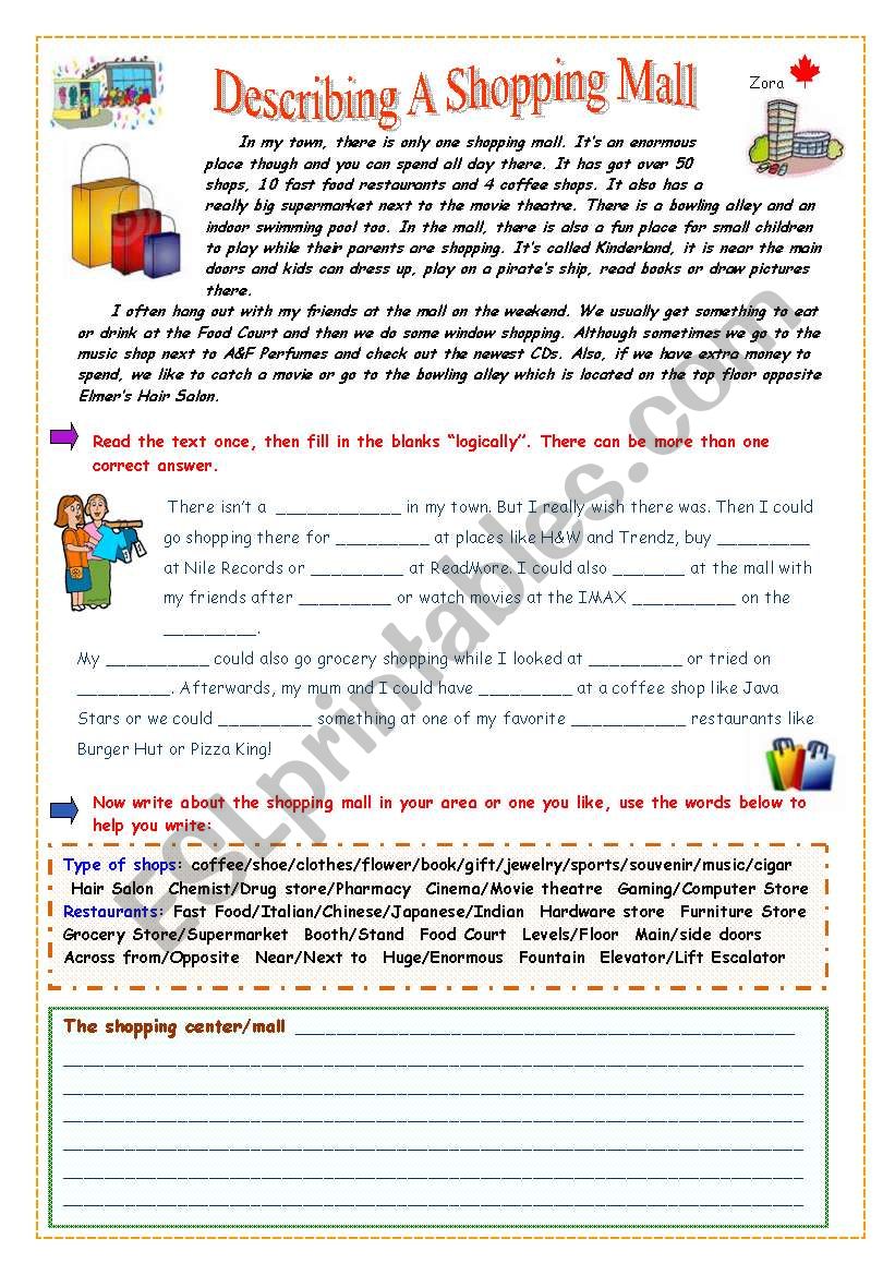 describing-a-shopping-mall-esl-worksheet-by-zora