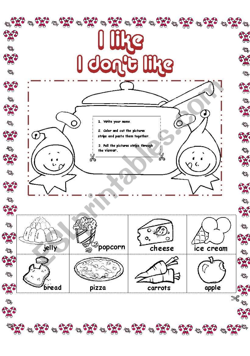 Food worksheet