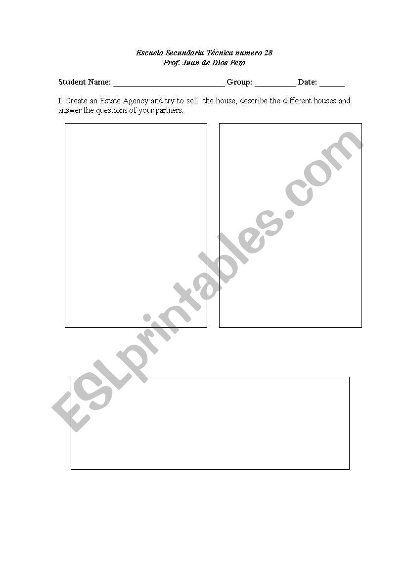 Real Estate Agency worksheet