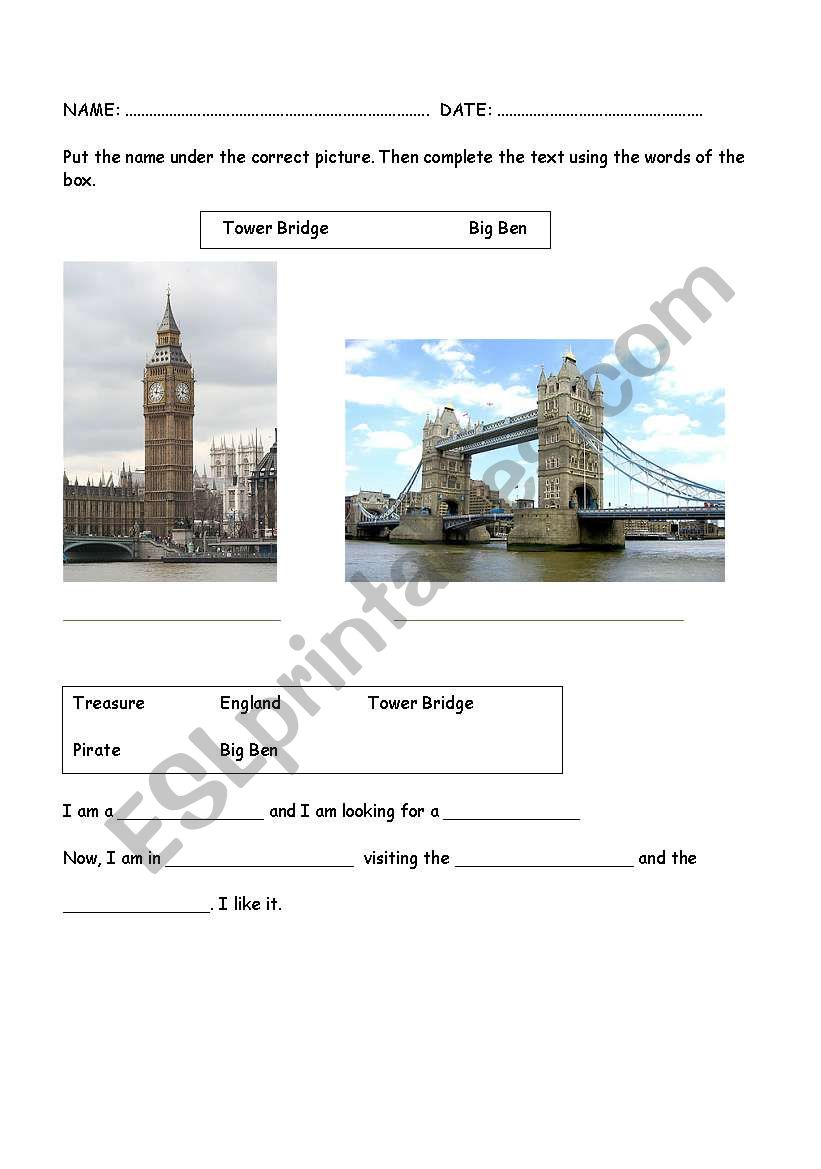 Uk worksheet
