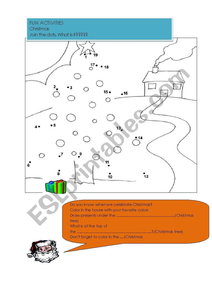 DOT TO DOT ACTIVITIES worksheet