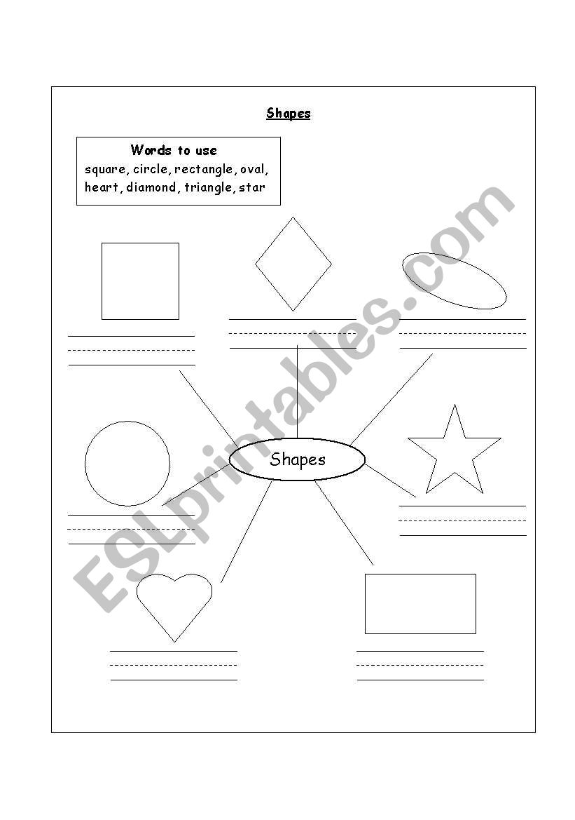 Shapes worksheet