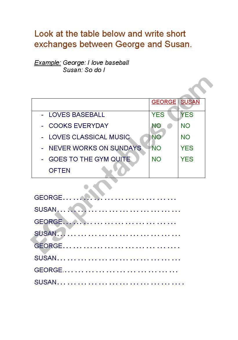 agreement and disagreement worksheet